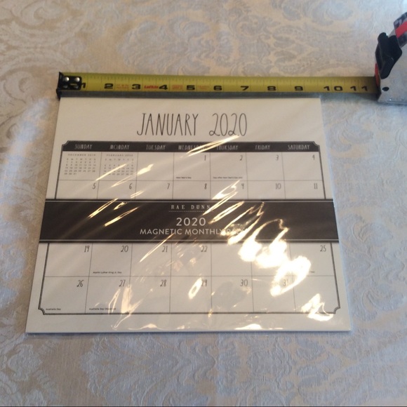 Rae Dunn 2020 Magnetic Monthly Pad - Picture 3 of 4